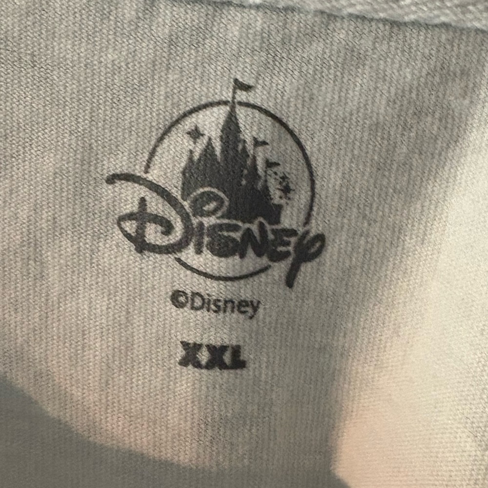 White Short Sleeve Tee with Pastel Disneyland Paris, XXL - Picture 3 of 9
